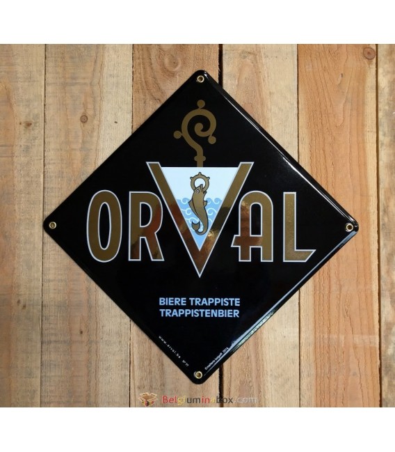 Orval Trappistenbier Beer-Sign in Emaille