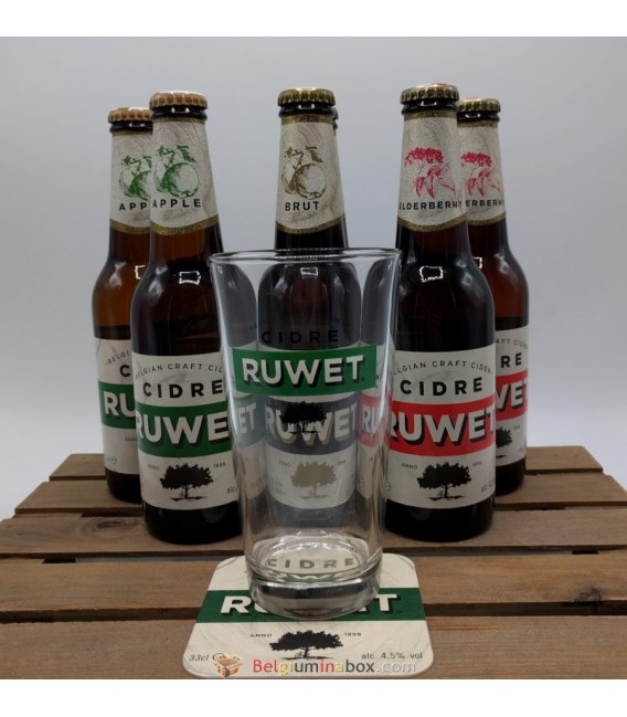 Cidrerie Ruwet 6-Pack + FREE Ruwet Glass