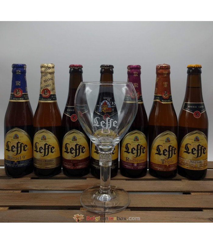 Brand new w/ free shipping LEFFE Belgian Ale 25cl Beer Chalice stem glass 