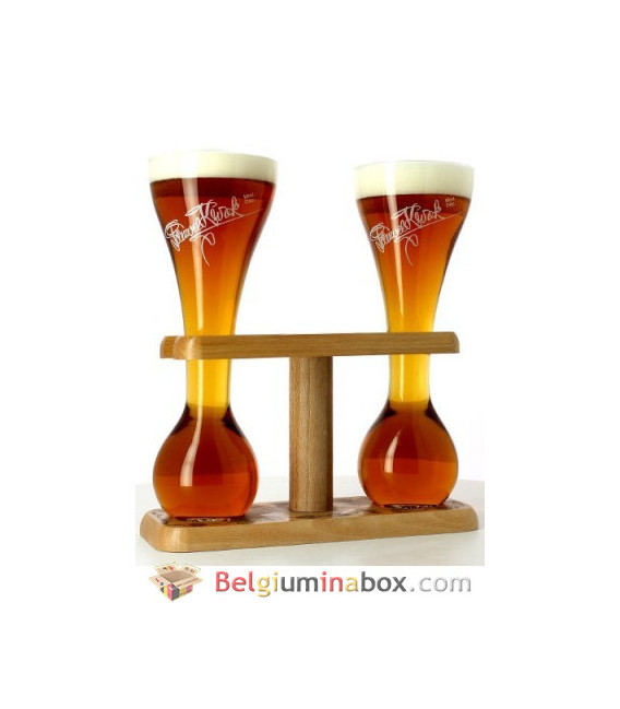Kwak Wooden Stand for 2 Glasses of 33 cl