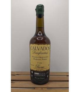 Pacory Calvados (Pears) Domfrontais 15 Ans 43% 70 cl