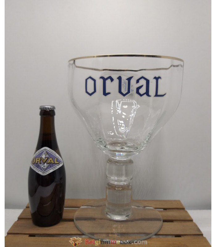 Verbetering zak Verlichten Buy Orval Trappist Glass XL 3 L online