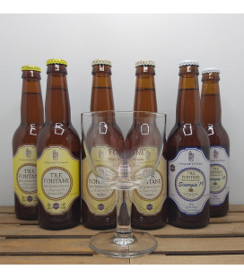 Tre Fontane Brewery Pack (6x33cl) + Tre Fontane Trappist Glass