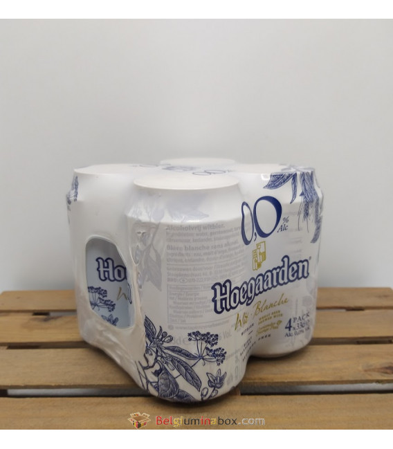 Hoegaarden Wit.Blanche 0.0% 4-Pack (4x33cl) Cans