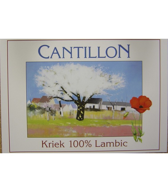Cantillon Kriek 100% Lambic Bio Poster