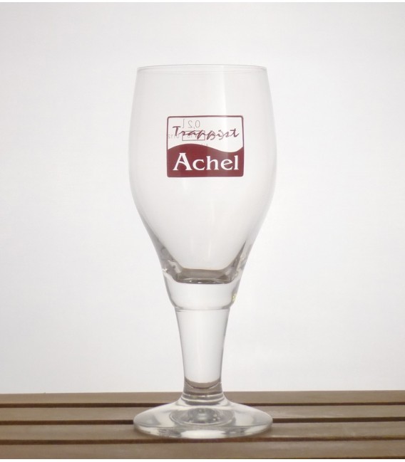 Achel Trappist Tulip Glass (red lettering) 25 cl