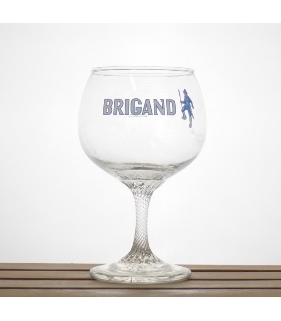 Brigand "Bleu lettering" Glass 25 cl